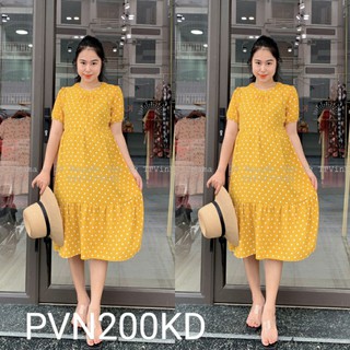Váy bầu đẹp 2020 cổ bèo