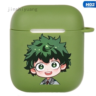Vỏ bảo vệ hộp sạc tai nghe Airpods 1\/2 bằng silicon họa tiết Naruto/ Dragon Ball độc đáo