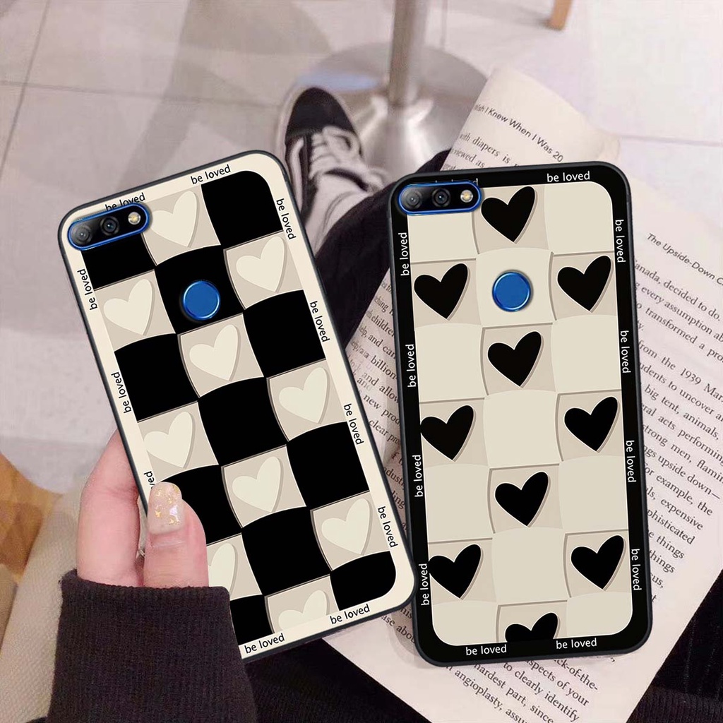 Ốp Huawei Y7 Prime 2018 / Y7 Pro 2018 trái tim, thời trang, thể thao, ốp viền dẻo đẹp