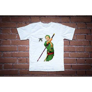 Áo thun nam in hình Zoro cầm kiếm Shusui