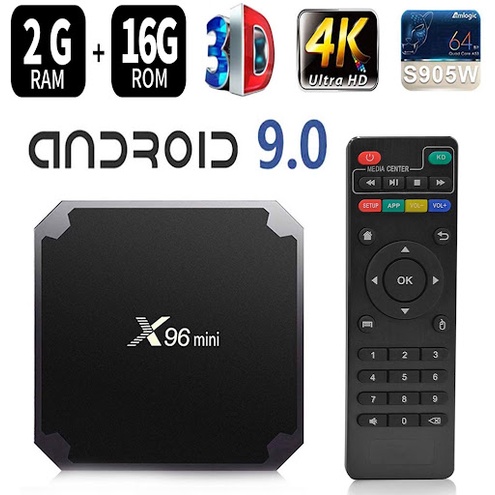 Đầu thu TV Box X96 mini 2G 16G - Xe - Tivibox xịn cấu hình mạnh giá rẻ- bảo hành 12 tháng, lỗi đổi mới 30 ngày