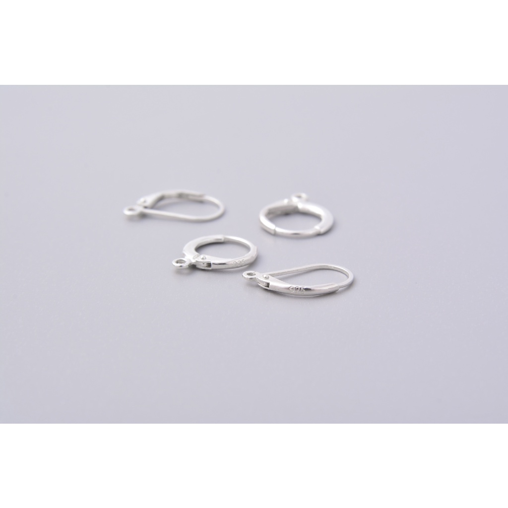 █diy゜ S925 Bạc●Móc Khóa Hình Chữ D Bằng Bạc Sterling 925 Thời Trang Đơn Giản