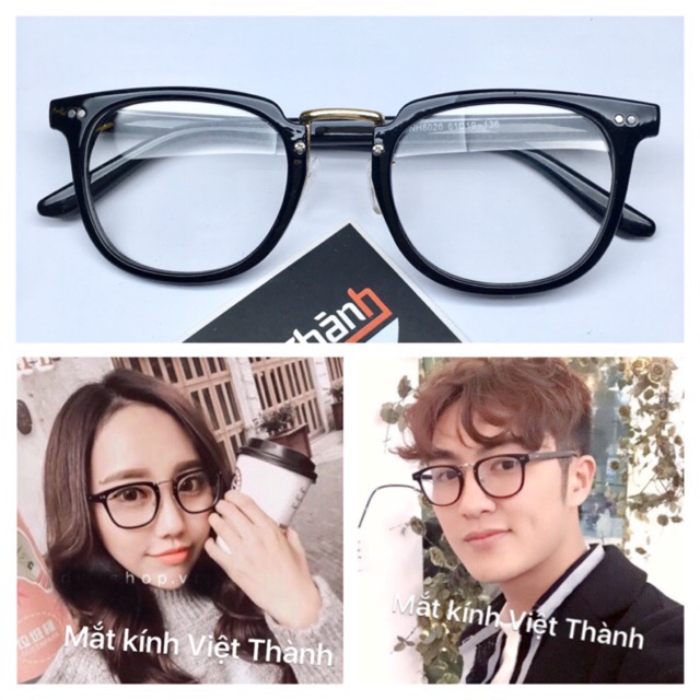 gọng Kính mắt cận vuông nhỏ teen kính ngố
