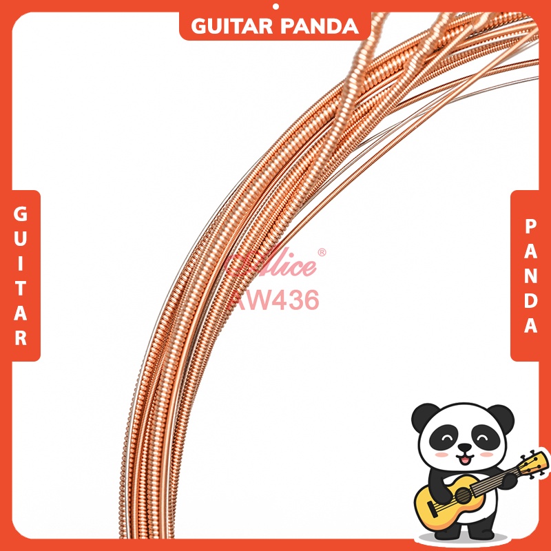 [Chính Hãng] Dây Đàn Guitar Acoustic Alice AW436 Cao Cấp GUITAR PANDA