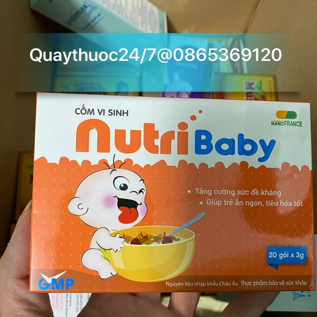 ✅CỐM VI SINH NUTRIBABY GIÚP BÉ ĂN NGON (sản phẩm này ko phải là thuốc không có tác dụng thay thế thuốc chữa bệnh)