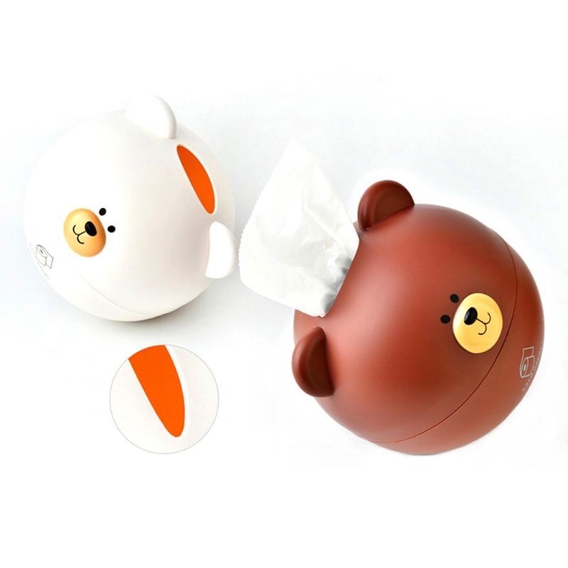 Hộp đựng giấy hình gấu -lợn