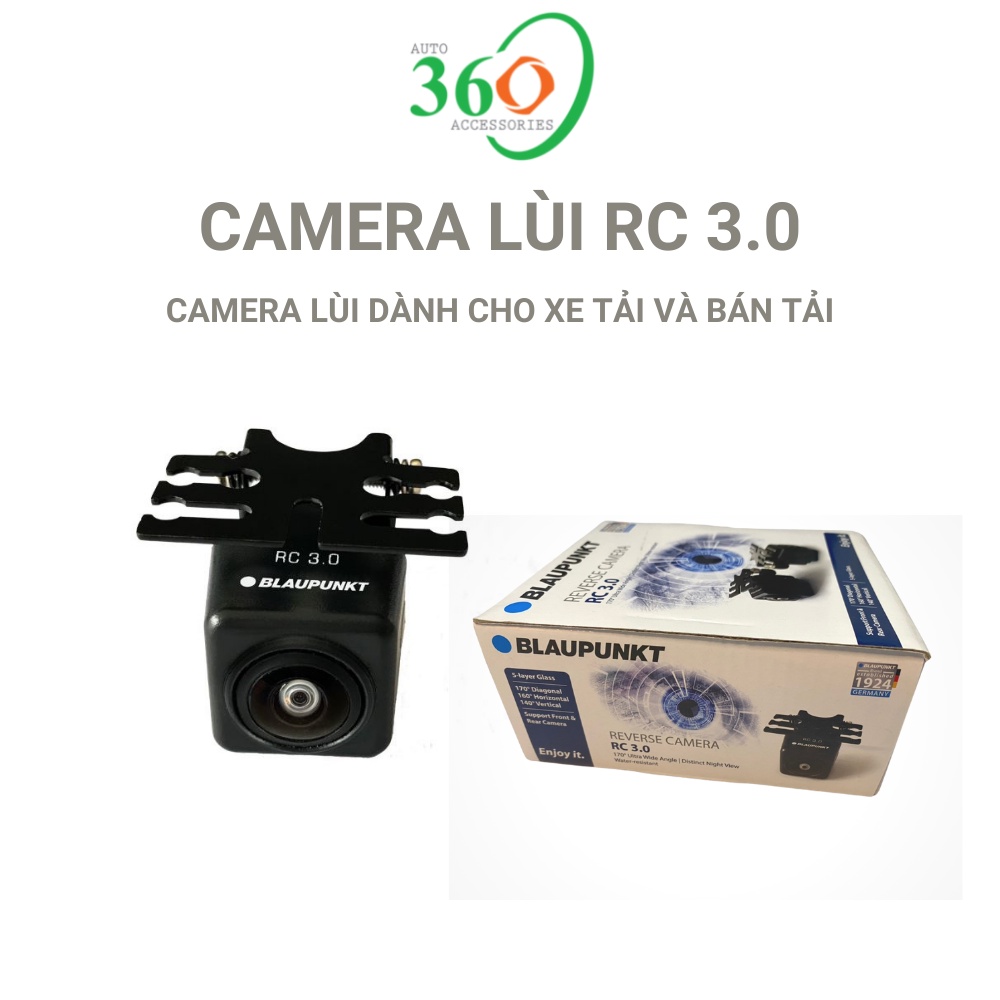 Camera lùi Blaupunkt RC3.0 siêu nét, chống nước, camera lùi góc rộng dành cho xe tải và bán tải