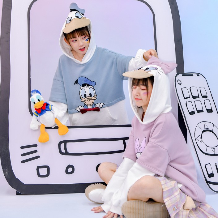 [Sẵn] Bản gốc áo hoodie phiên bản donald duck cao cấp siêu mềm nhà Dory