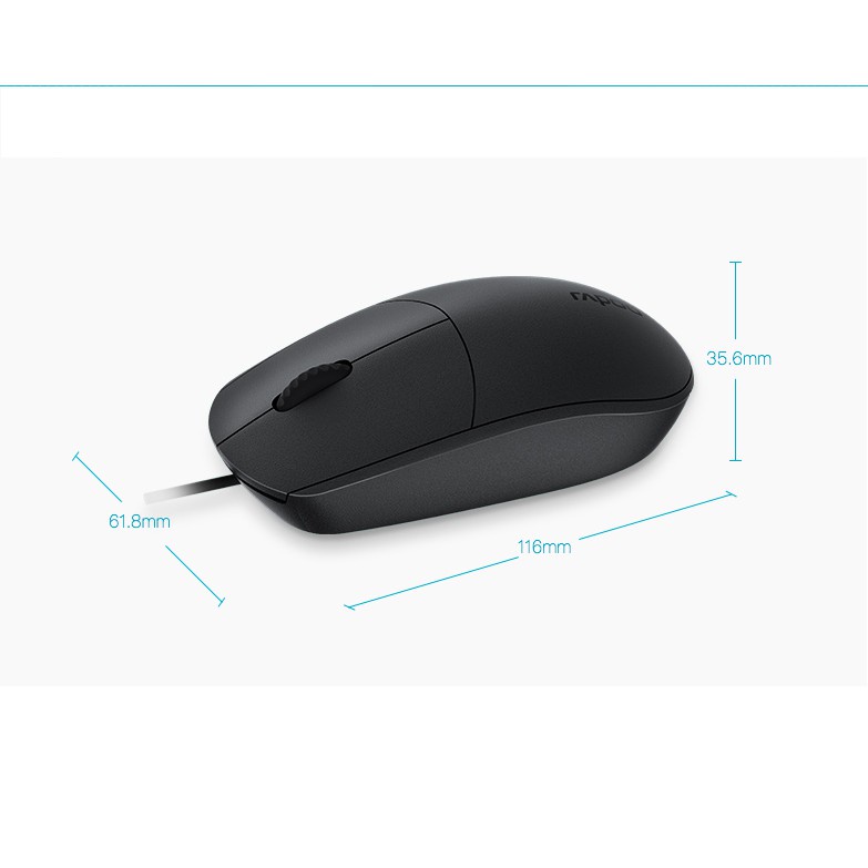 Chuột có dây RAPOO N120 cổng USB
