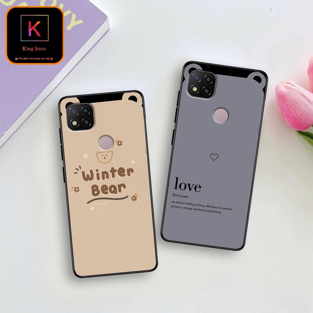 Ốp lưng Xiaomi Redmi 9 - Redmi 9A - Redmi 9C - Redmi 9T - Ốp in hình tai thỏ siêu dễ thương