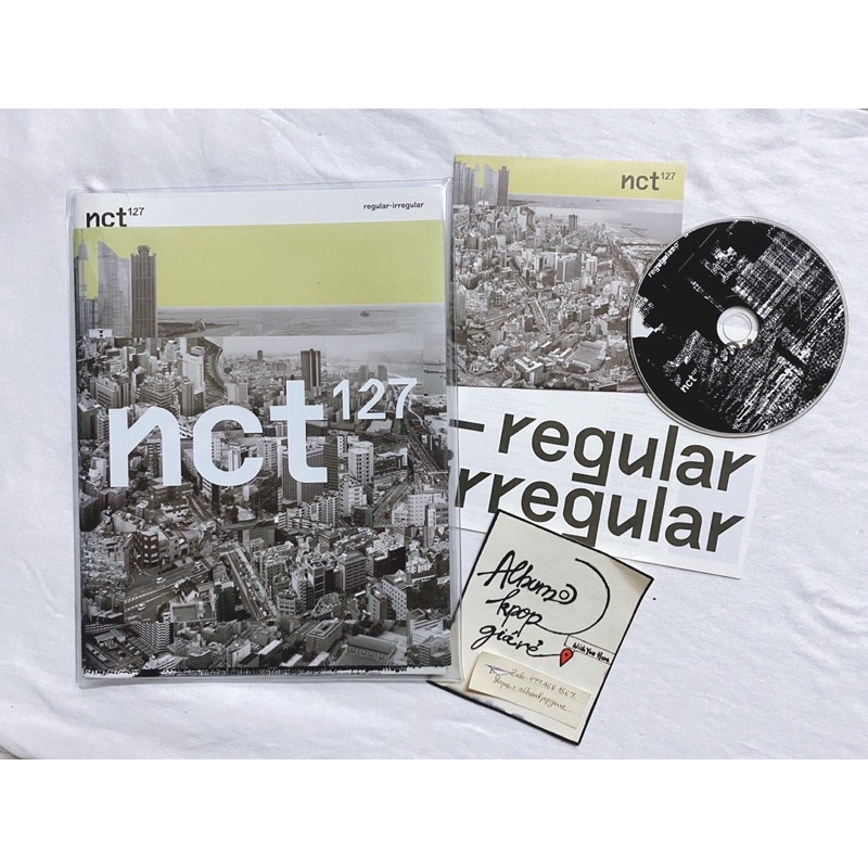 Nct 127mini album Regular Irregular đã khui seal, không gồm photocard.