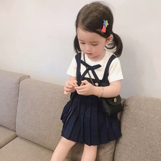 Váy yếm bé hai màu kute