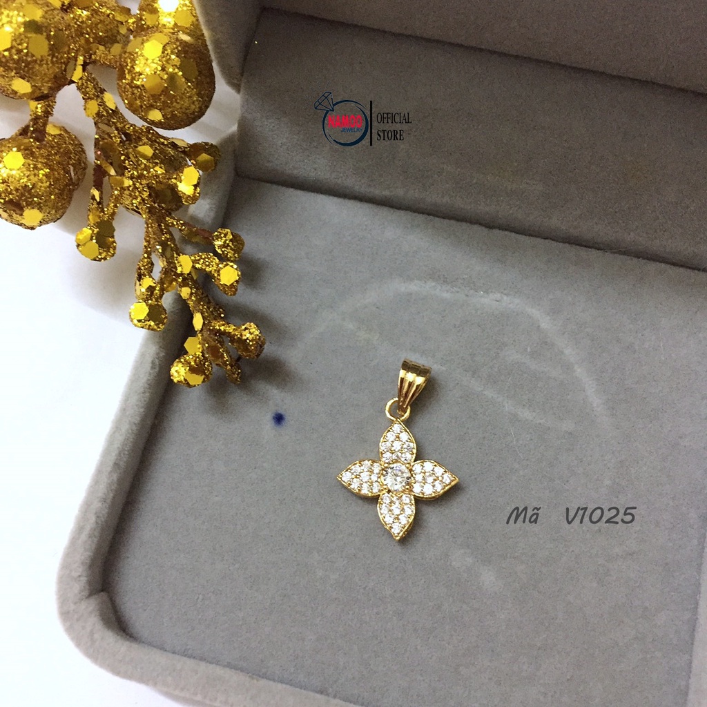 Dây Chuyền Nữ Mạ Vàng Cao Cấp V1025 Bền Màu Bảo hành 6 tháng dùng hàng ngày ko đen gỉ