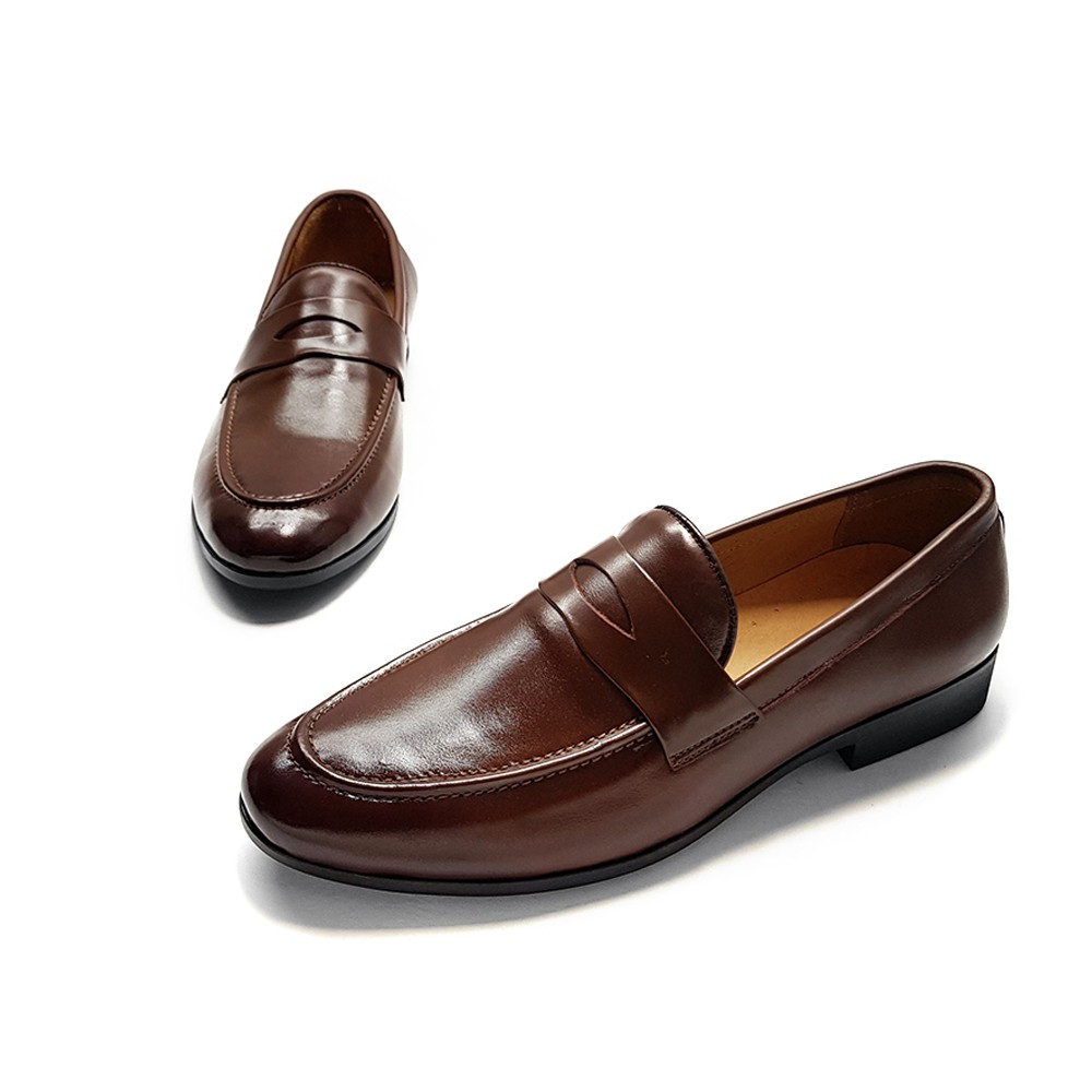 Giày lười nam cao cấp da bò thật CS45