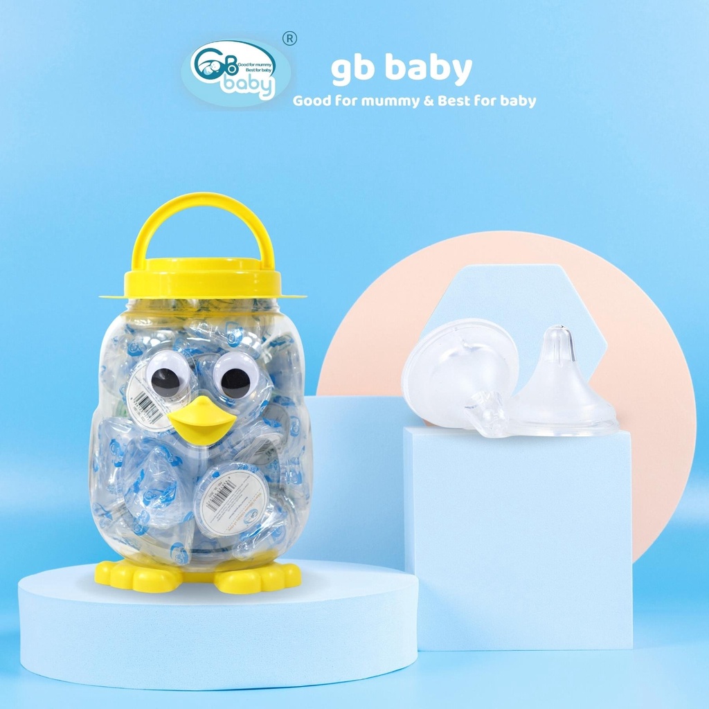 Núm ti cổ rộng/cổ hẹp thay thế cho bình sữa Gb-Baby