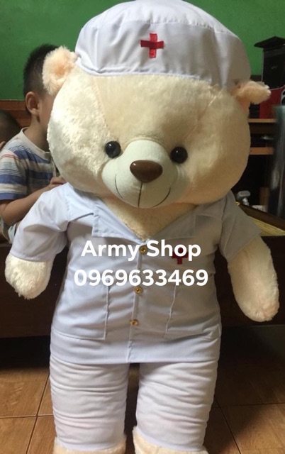 Gấu bông bác sỹ dược sỹ y tá