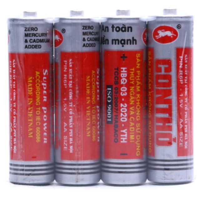 HỘP 40 VIÊN PIN TIỂU CON THỎ AA 1.5V