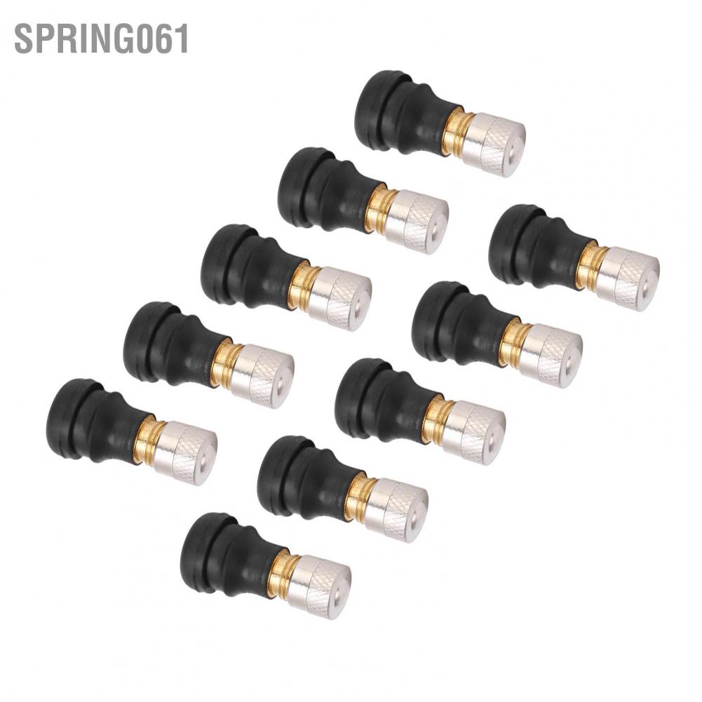 Spring061 10PCS Electric Scooter Tubeless Tire Vacuum Valve 2cm Long for Xiaomi M365 Pro Less 9mm Diameter