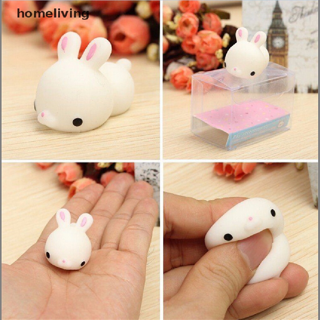 Đồ Chơi Mochi Hình Thỏ Bunny Dễ Thương Giúp Giảm Căng Thẳng
