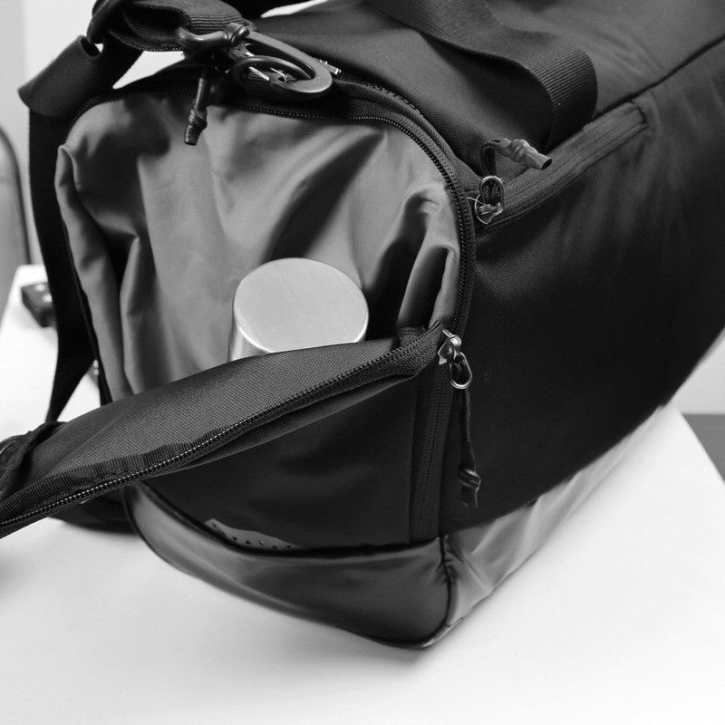 Túi du lịch gym thể thao đen logo