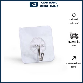 Móc dán tường siêu dính trong suốt, siêu chịu lực, siêu chắc chắn xoay 180 độ