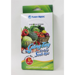 Set 300 chiếc gắng tay sinh học tự hủy cao cấp bảo vệ môi trường (3 hộp)
