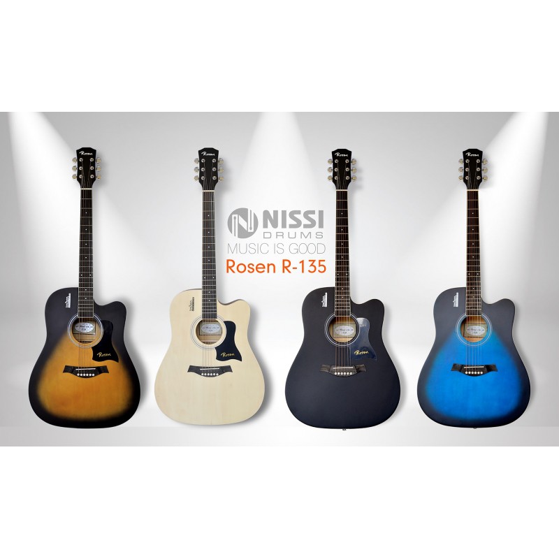 [Hàng xịn] 👍 Đàn Guitar Rosen R135 chính hãng Phiên bản 2021 ☑️ Có kèm theo đủ phụ kiện