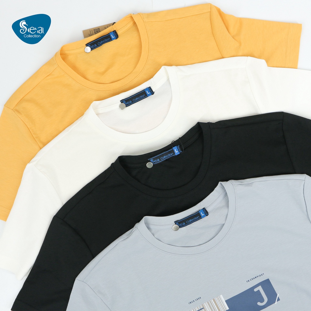 Áo Thun Nam Sea Collection Tay Ngắn Cổ Tròn In 9525