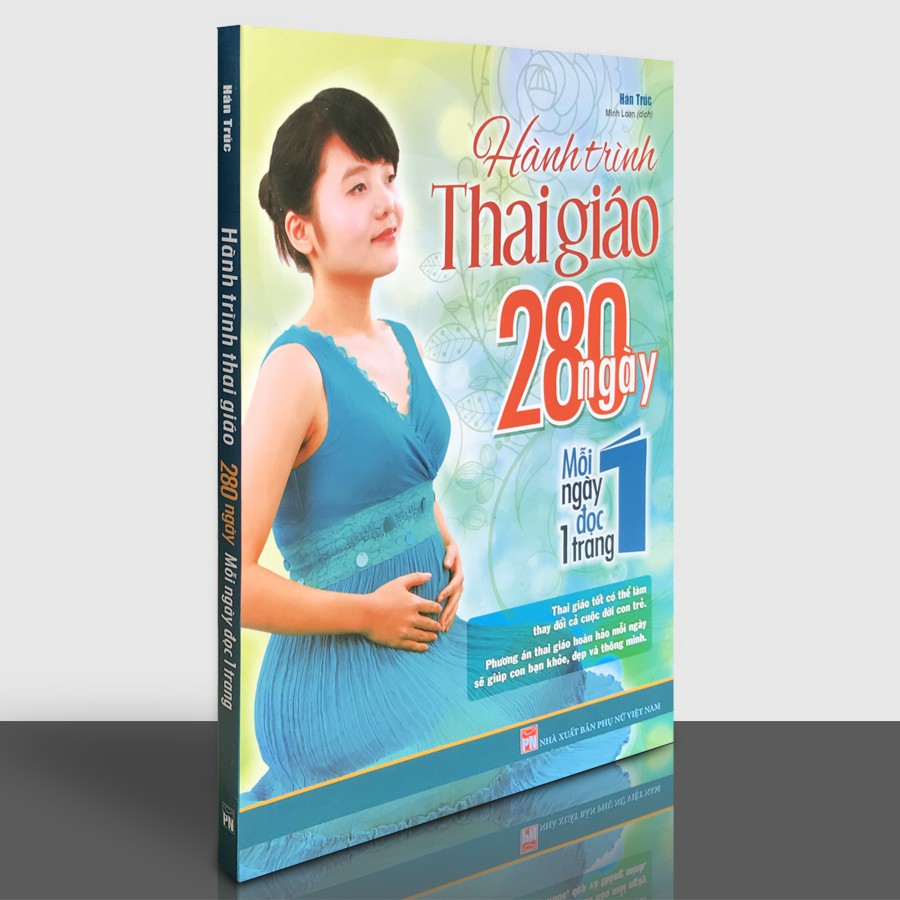 Sách Hành trình thai giáo - 280 ngày, mỗi ngày đọc 1 trang