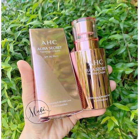 KEM DƯỠNG TRẮNG DA AHC AURA SECRET TONE UP CREAM - DƯỠNG TRẮNG DA - CHỐNG NẮNG - BẬT TONE 50ML NHẬP 