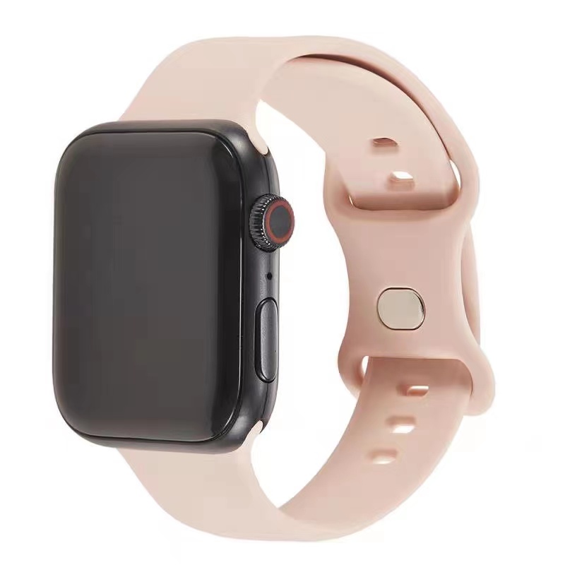 Dây đeo silicon thay thế thích hợp cho đồng hồ thông minh Apple Watch 1/ 2/ 3/ 4/ 5/ 6 38/ 40/ 42/ 44mm