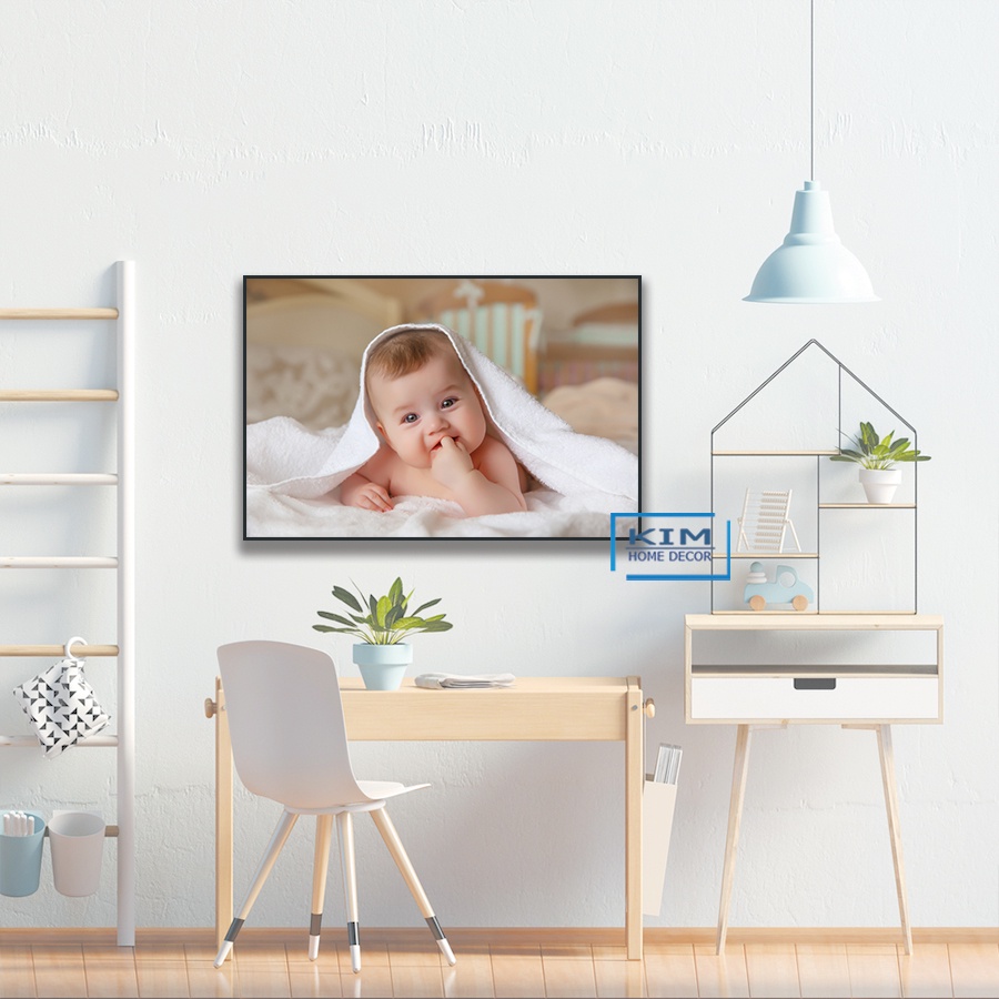 Tranh Dán Tường Em bé Trai cực đáng yêu