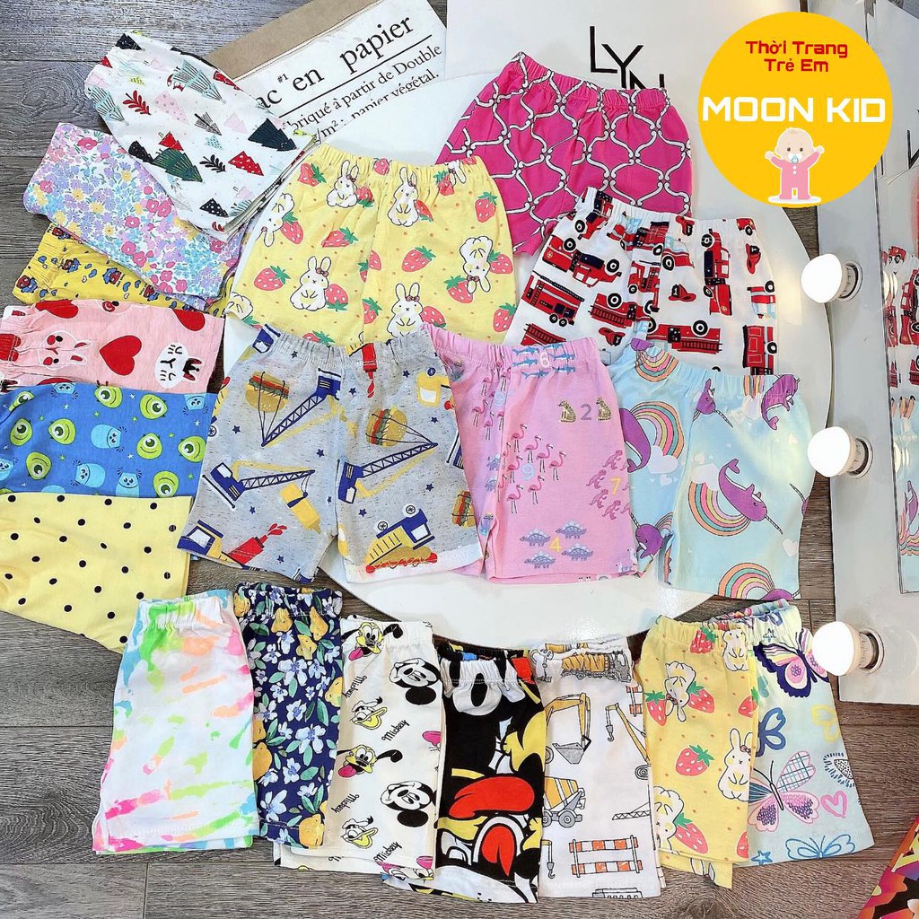 Quần đùi cho bé trai bé gái chất cotton bozip cực mát