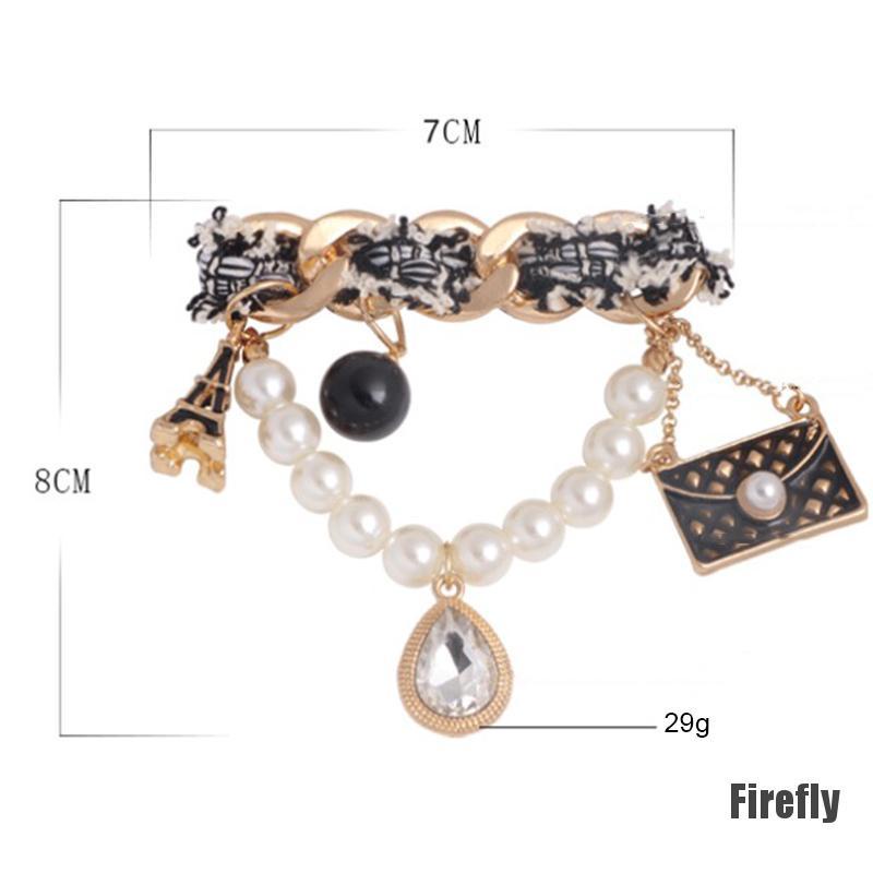 1 Trâm Cài Áo Đính Ngọc Trai Sang Trọng