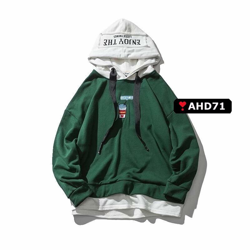 ÁO HOODIE CÓ NÓN CHẤT NỈ BÔNG NAM NỮ ĐỀU MẶC ĐƯỢC THỜI TRANG CÁ TÍNH PHONG CÁCH HÀN QUỐC