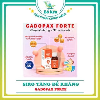 Siro Gadopax Forte - Giúp Trẻ Tăng Cường Sức Đề Kháng, Giảm Ốm Vặt Hiệu Quả