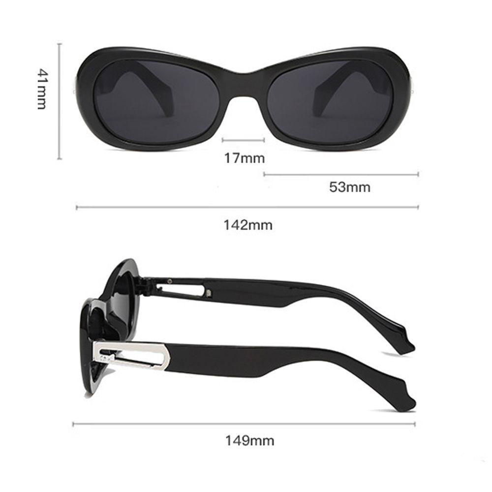Kính Mát Hình Oval Màu Kẹo Thời Trang Hàn Quốc