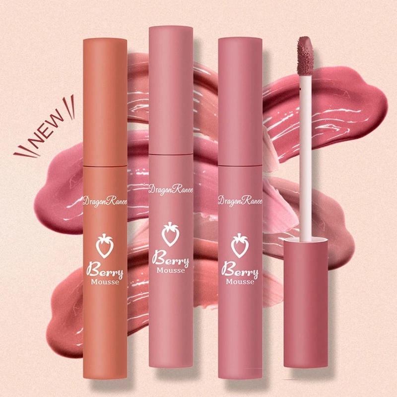 1 Son Môi Dạng Lỏng Dưỡng Ẩm Chống Nước Lên Màu Nhanh