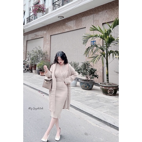 SET VÁY CỔ YẾM THỜI TRANG NỮ 2021
