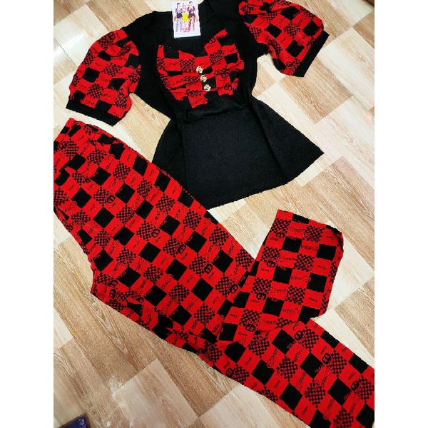 Bộ Quỳnh Anh áo borip xịn phối mango cao cấp