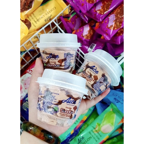 Kem Aice socola ly 100ml - Sundae Aice