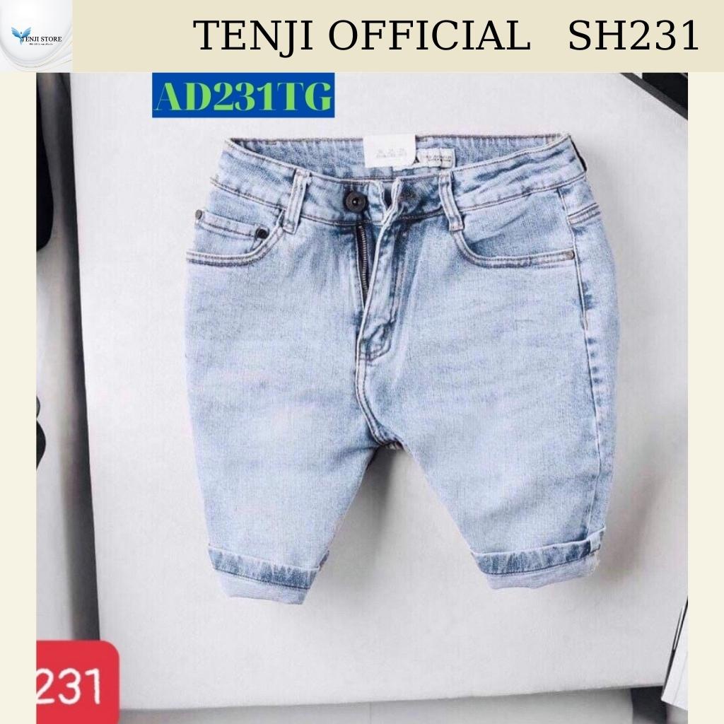 Quần short jean nam, quần đùi nam ngắn chất bò, rin ngắn co giãn nhiều mẫu mới đẹp mặc nhà, đời thường SH225