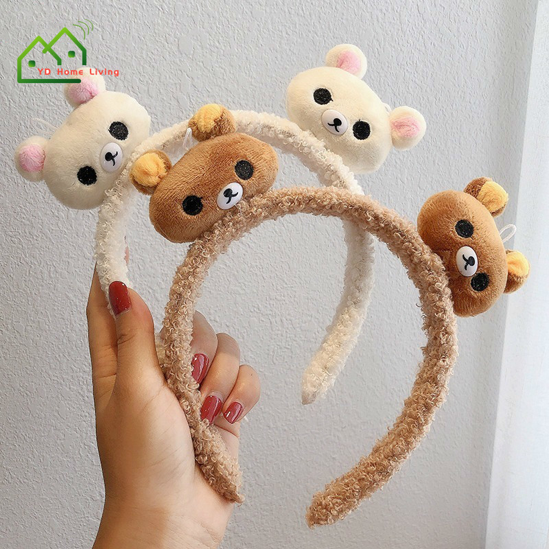 Băng đô cài tóc hình chú gấu dễ thương xinh xắn dành cho bé gái