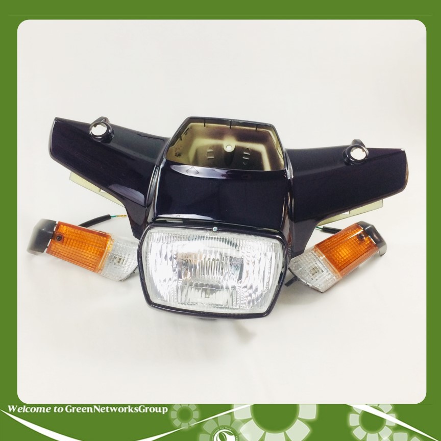 Bộ đầu đèn xe Ream đầu bằng có xi nhan 2 bên Greennetworks