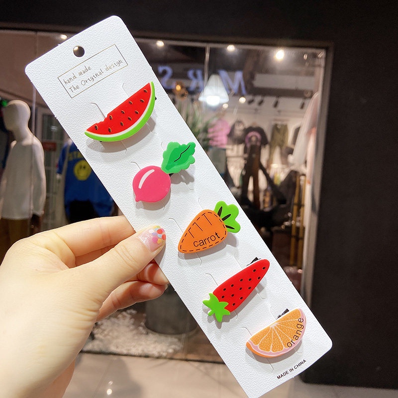 Kẹp Tóc Họa Tiết Hoạt Hình Dễ Thương Thời Trang 2022 Cho Bé Gái