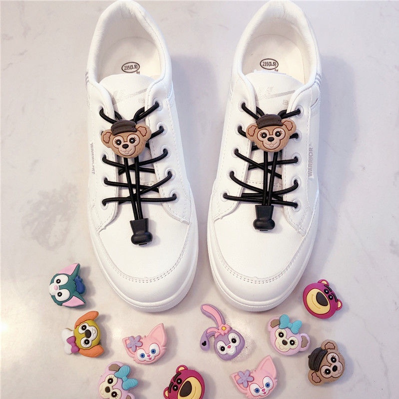 Khóa Dây Giày Không Cần Buộc Kiểu Hoạt Hình Tiện Lợi Cho Người Lớn Và Trẻ Em