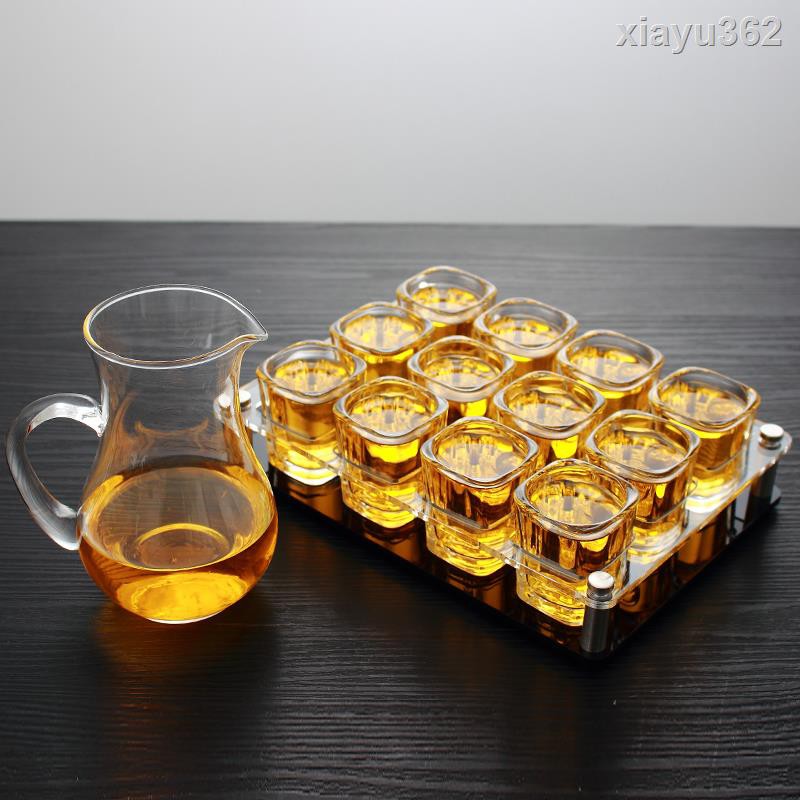 Bộ 12 Ly Thủy Tinh Uống Rượu Whiskey 1.4 Hao