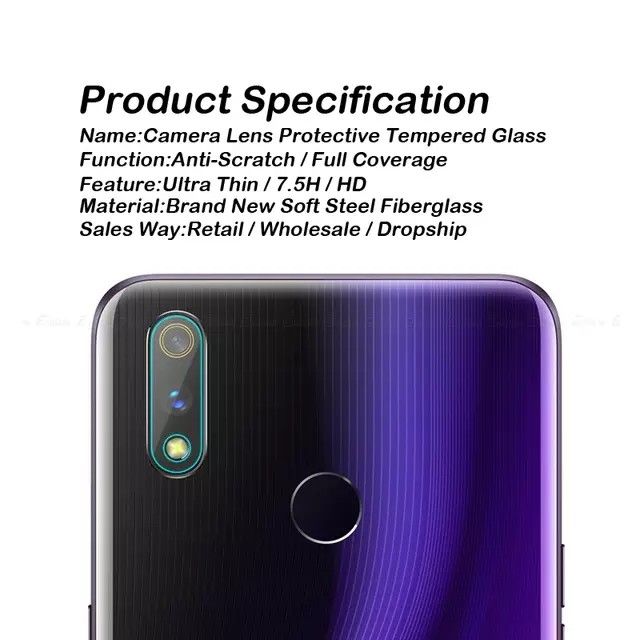 Cường lực Camera cho Oppo Realme 3 Pro ( full hộp đủ phụ kiện )