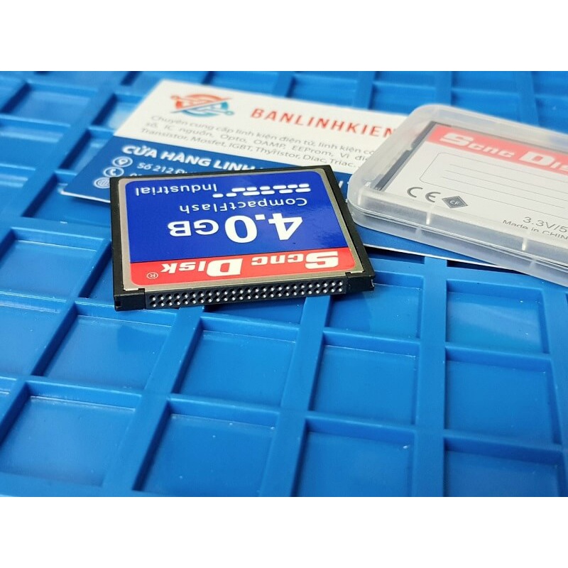 Thẻ Nhớ CF Cho Máy CNC Sandisk 4GB chính hãng