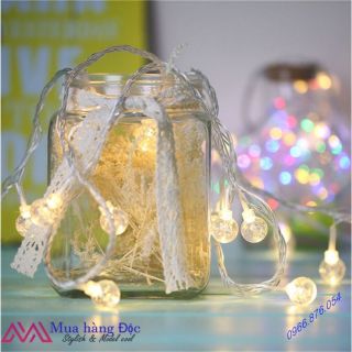 Đèn Trang Trí  💡💡💡  Dây Đèn Led Trang Trí Cherry Giọt Nước Bóng Lớn Cắm Điện